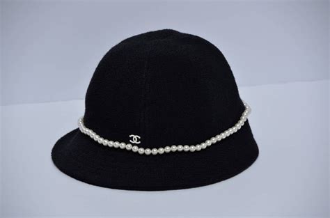 chanel pearl hair bobble|chanel hats sale.